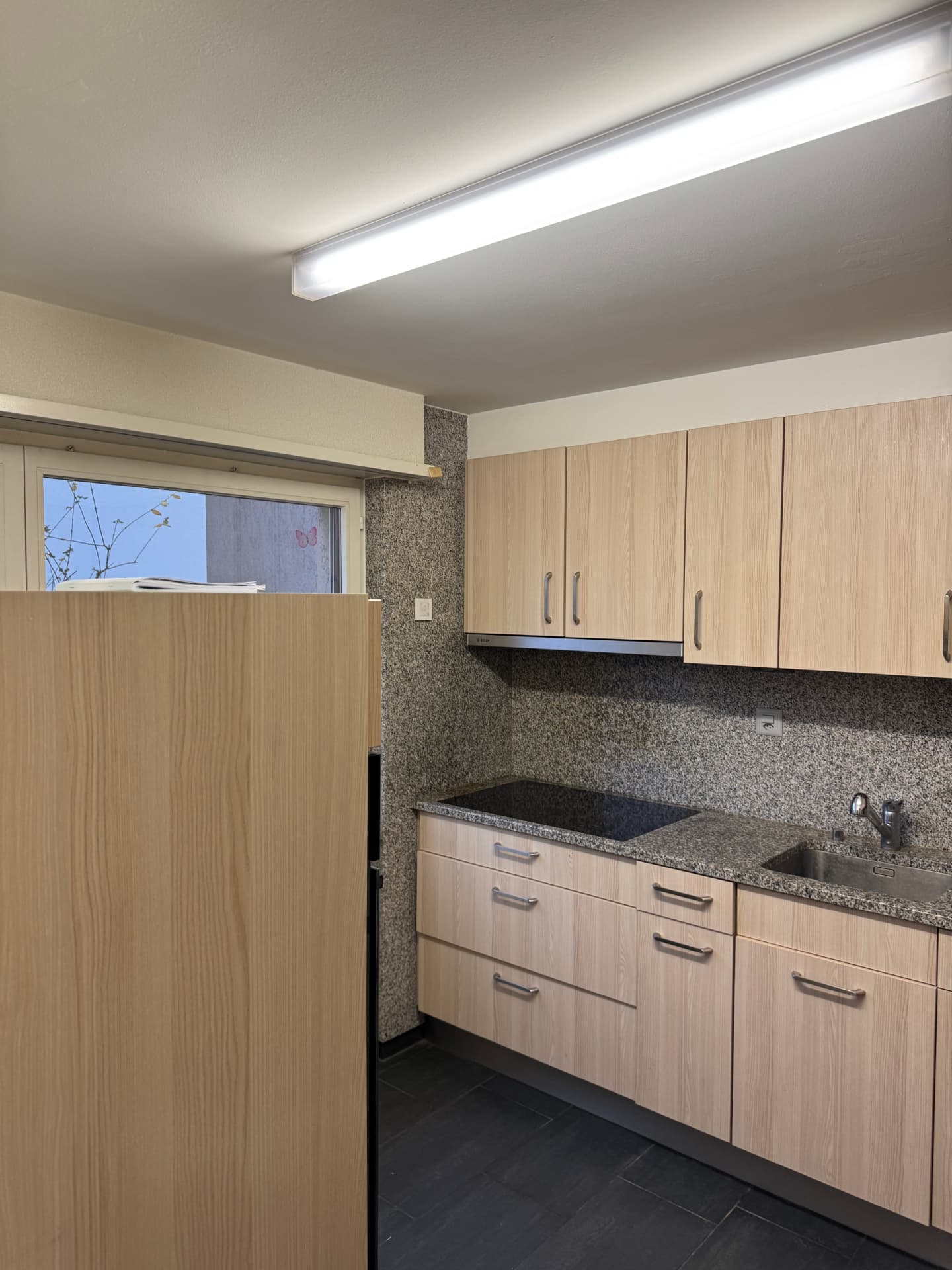 Küche einer Wohnung in Muttenz vor dem Umbau